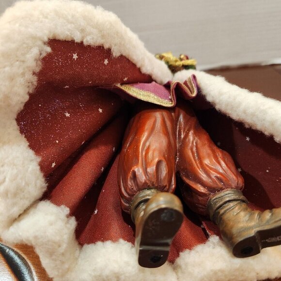 Thomas Kinkade OLD WORLD CHRISTMAS JOURNEY'S END 8" Santa Claus Figurine 37335 - Picture 8 of 10